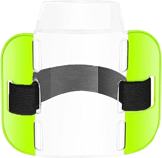 Skipashouder Armband - Ticket Houder - Skiën en Snowboarden - Waterdicht en Zacht - 10 x 6 cm - Groen
