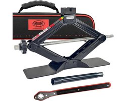 Schaarkrik - Auto Krik - Voertuig Hefben - Speciaal VW Hefpad - Max 440mm Hefhoogte - Zwart