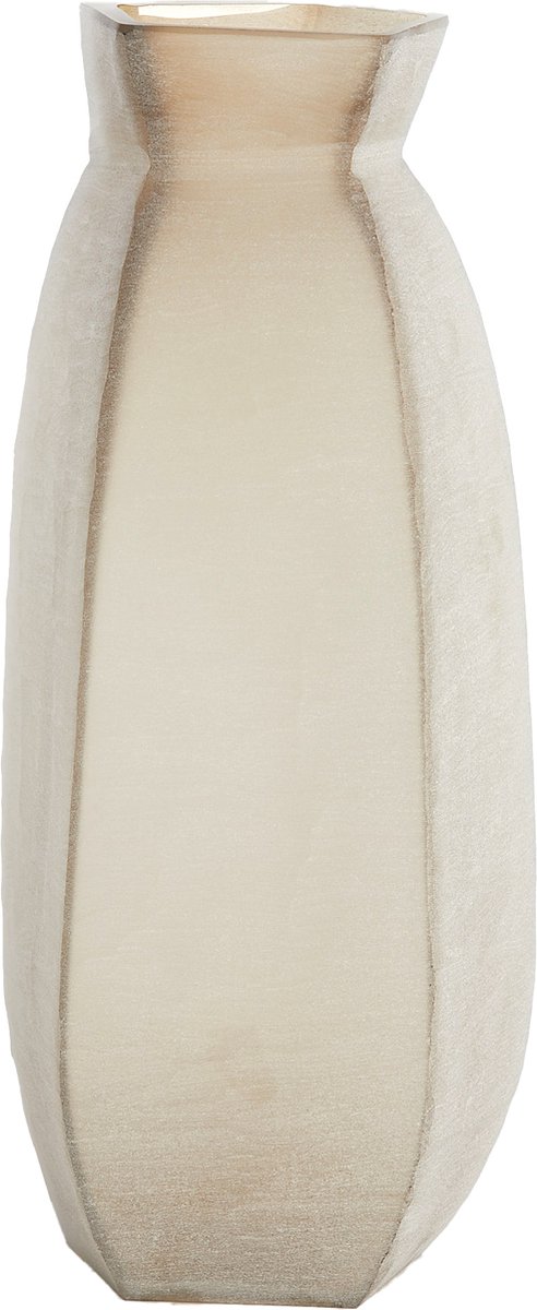 Light&living Vaas 24,5x22,5x50,5 cm VELIKO glas bruin