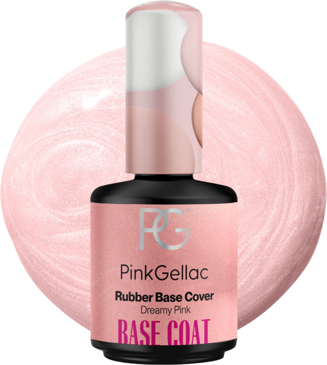 Goedkoopste Pink Gellac Base Coat Gellak - Rubber Base Cover Dreamy Pink - Gel Nagels Producten - 15ml