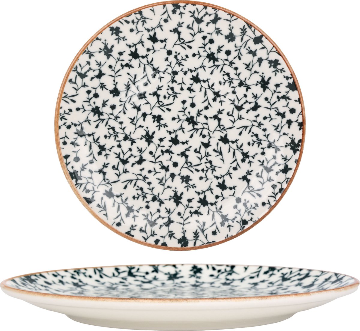 Bonna Dessertbord - Calif - Porselein - 21 cm - set van 6
