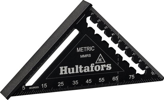 Hultafors metric rafter speed square Mini 0-90 graden (257030) | bol
