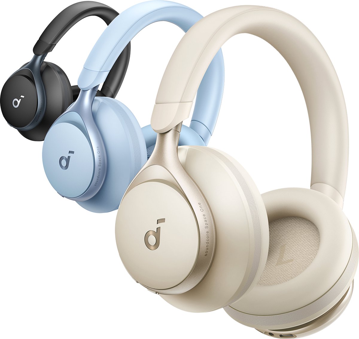soundcore Space One by Anker - Draadloze Over-ear Koptelefoon - Headphones - Active Noise Cancelling, Multipoint Connection, 55 uur accuduur, Bluetooth 5.3, LDAC, Hi-Res Certified — afbeelding 7