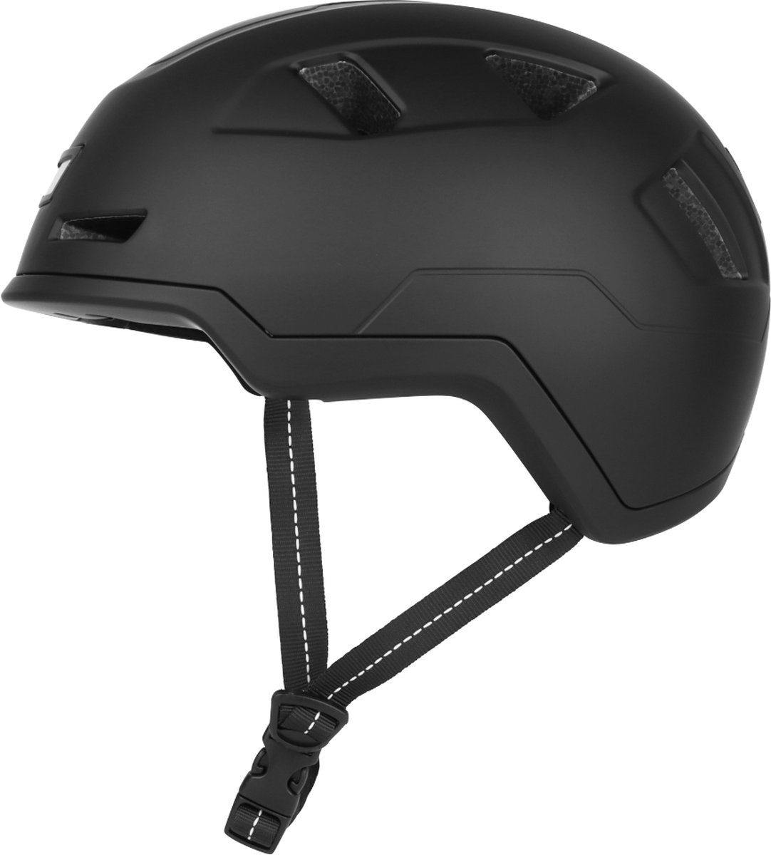 Bol.com VINZ Nevis Speed Pedelec Helm - NTA 8776 goedgekeurd - Snorfiets helm Snorscooter - Fietshelm - Mat Zwart - M aanbieding
