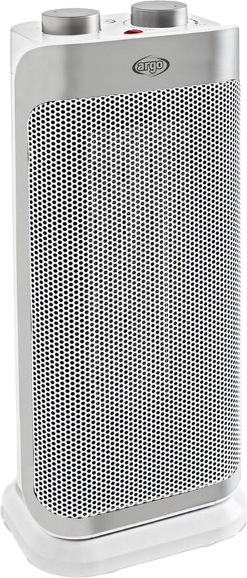 Argoclima Boogie Plus Binnen Zilver, Wit 2000W - Keramische Kachel