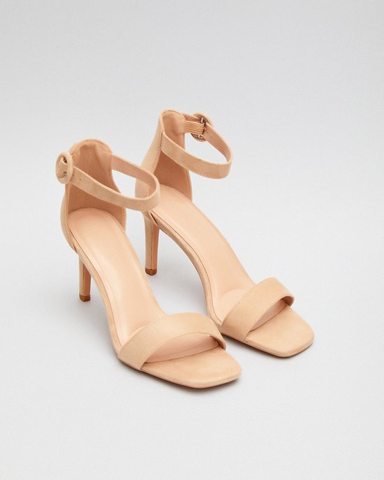 Foto: Dames sandalen beige imitatieleer maat 37 