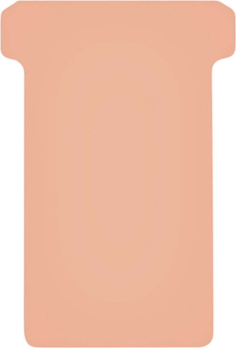 T-kaart djois formaat 2 48mm roze 100st | 5 stuks