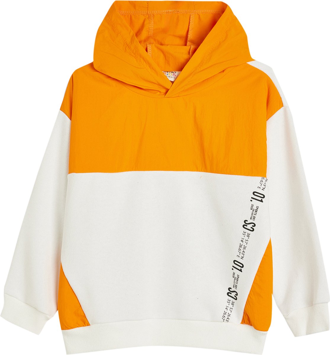 Capuchon kraag Met drukwerk Sweatshirt