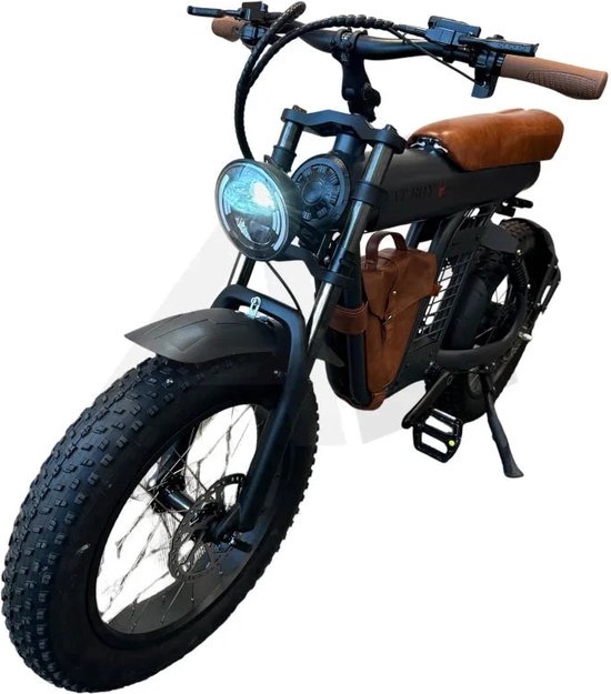 Diablo Fat Boy - Elektrische Fatbike - 20 inch - 250W motor - Actieradius tot 70 km - 7 versnellingen - Hydraulische schijfremmen - 749Wh accu - Grijs — afbeelding 2