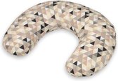 Voedingskussen 80 cm | Beige driehoeken