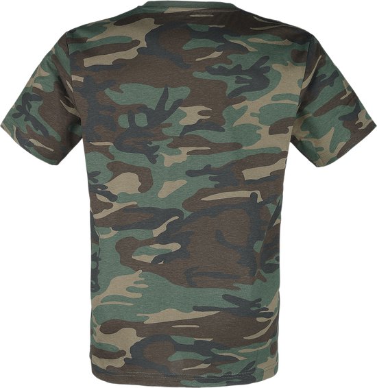 Brandit Premium Heren T-shirt - woodland - 7XL