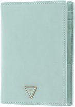 GUESS Étui pour carte d'identité Passport Holder Green Multi Menthe