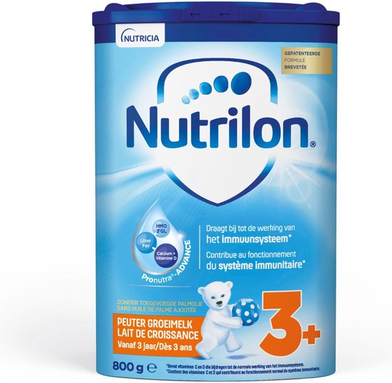 Nutrilon 3+ Groeimelk - Peuter melkpoeder vanaf 3 jaar - Voor gezonde groei - 3 stuks van Merkloos — afbeelding 2