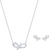 Swarovski 5470594 - Lifelong Bow Set - Silver - Ketting