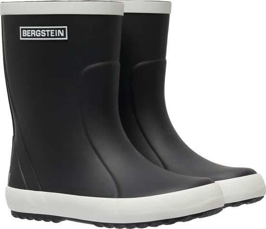 Bottes de pluie pour femmes unisexes pour Junior Bergstein Classic - Noir