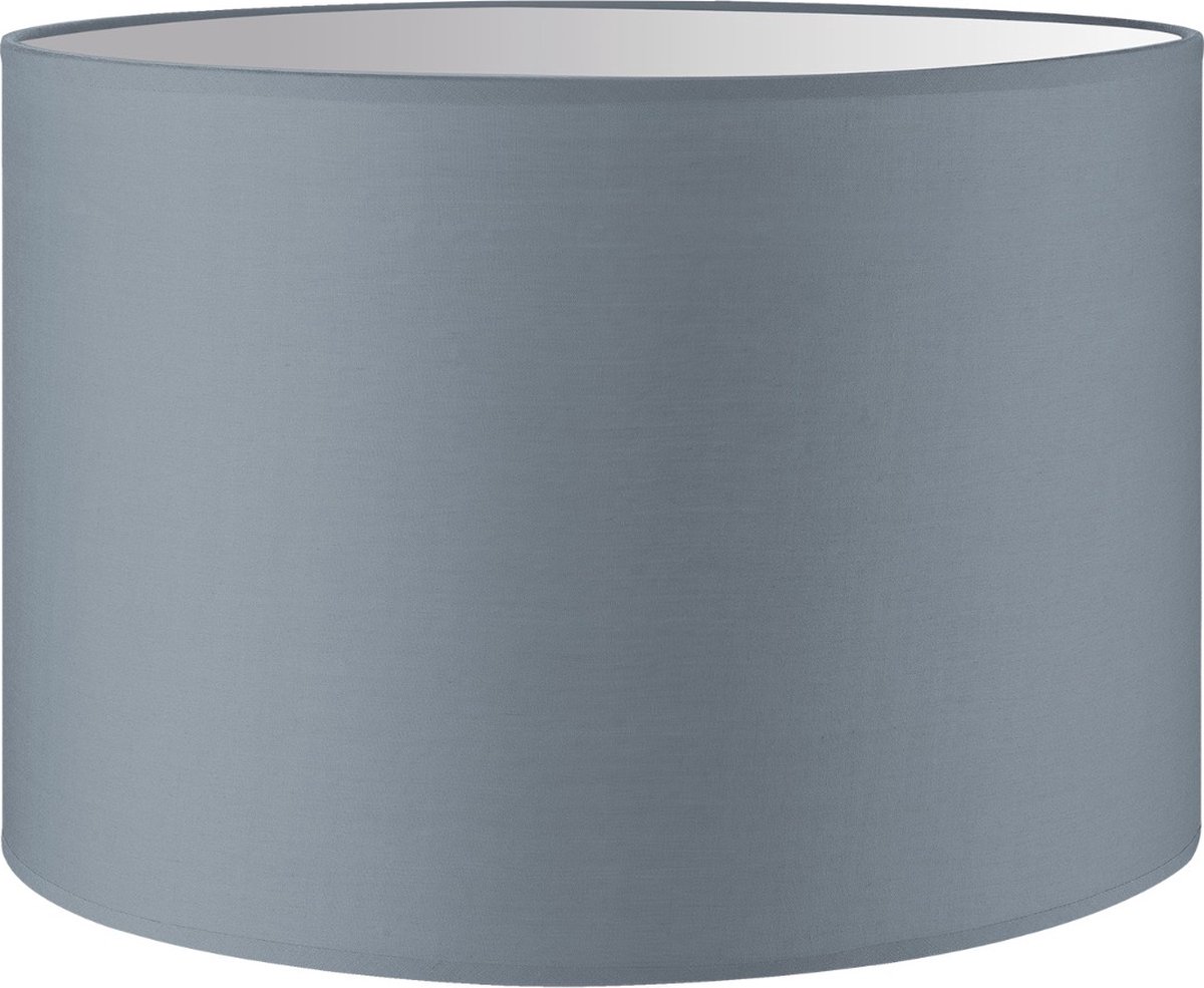 Home Sweet Home Lampenkap Bling cilinder - van stof - Grijs - Moderne stoffen Lampenkap - 30/30/20cm - E27 lamphouder - voor tafellamp, vloerlamp