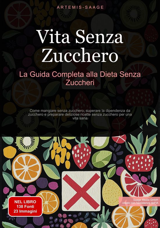 Vita Senza Zucchero: La Guida Completa alla Dieta Senza Zucc ... - cover
