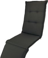 Deckchairkussen Kopu® Prisma Grey 200x50 cm - Extra comfort