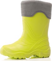 Ladeheid LA-LMG-861-Termix Dames Regenlaarzen - Rubber - Gevoerd - EVA - Waterdicht – Lime509/Grijs – 32/33