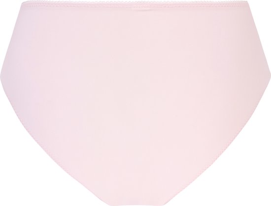 Roze hoge slip, achterkant.