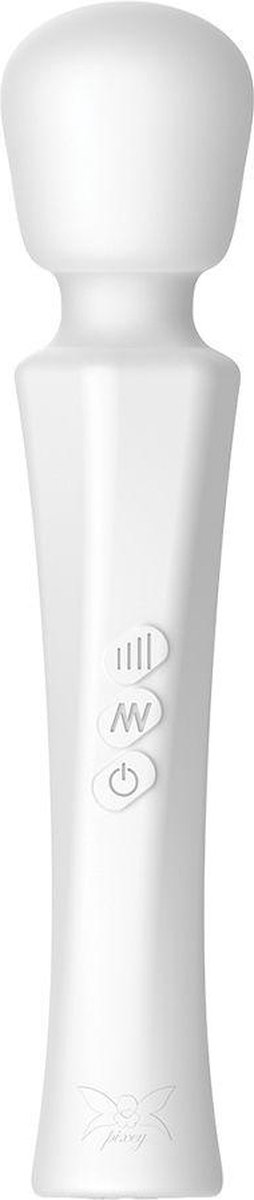Pixey Aquamini White Edition – Compacte Vibrator met Flexibele Siliconen Kop, 5 Snelheden, 20 Pulsstanden, Stil & Krachtig, Magnetisch Oplaadbaar, Spatwaterdicht