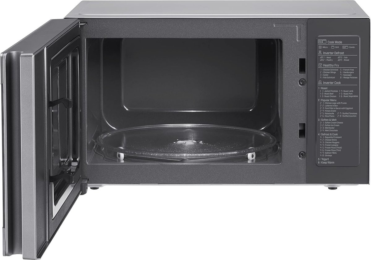 Combi-magnetron 25L met Smart Inverter en Kwartsgrill - Roestvrij Staal thumbnail 2