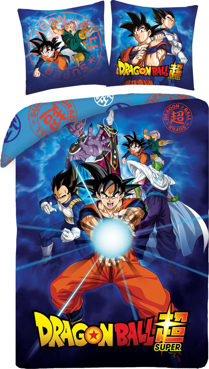 Dragon Ball Z dekbedovertrek Goku 140 x 200 cm polyester
