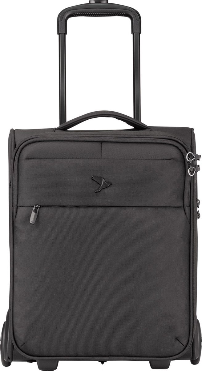 Pack Easy GoOn 2 wielen Cabinewagen 45 cm - Zachte bagage - TSA slot - schwarz
