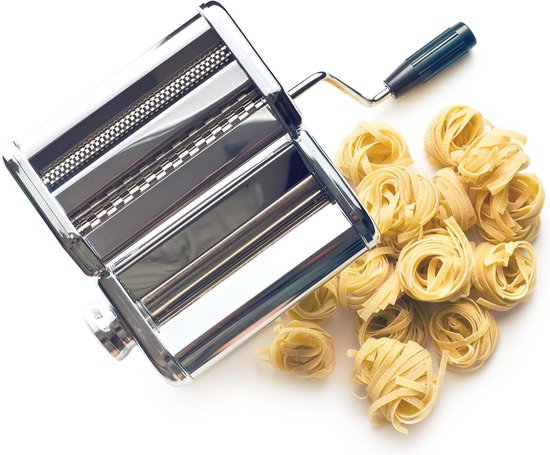 Handmatige roestvrijstalen pastamachine voor verse pasta - Spaghetti, Lasagne en meer van Imperia — afbeelding 3