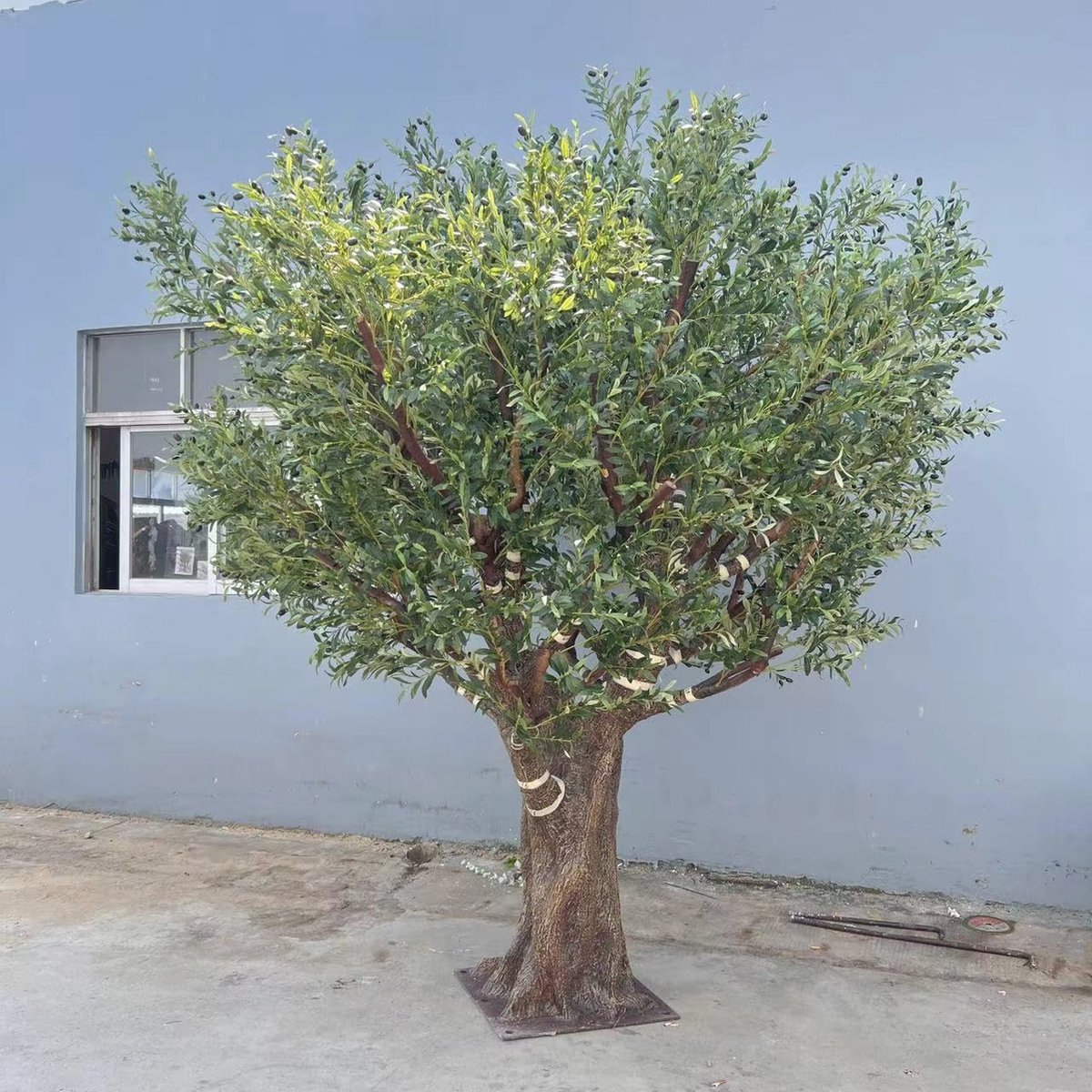 Kunstmatige Olijfboom - Faux Planten voor Woonkamer en Kantoordecoratie (2m)
