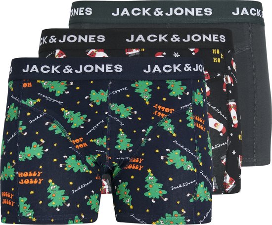 Jack & Jones Plus Size Boxershorts Heren JACOLIVER 5-Pack Grote maten | Underwear District