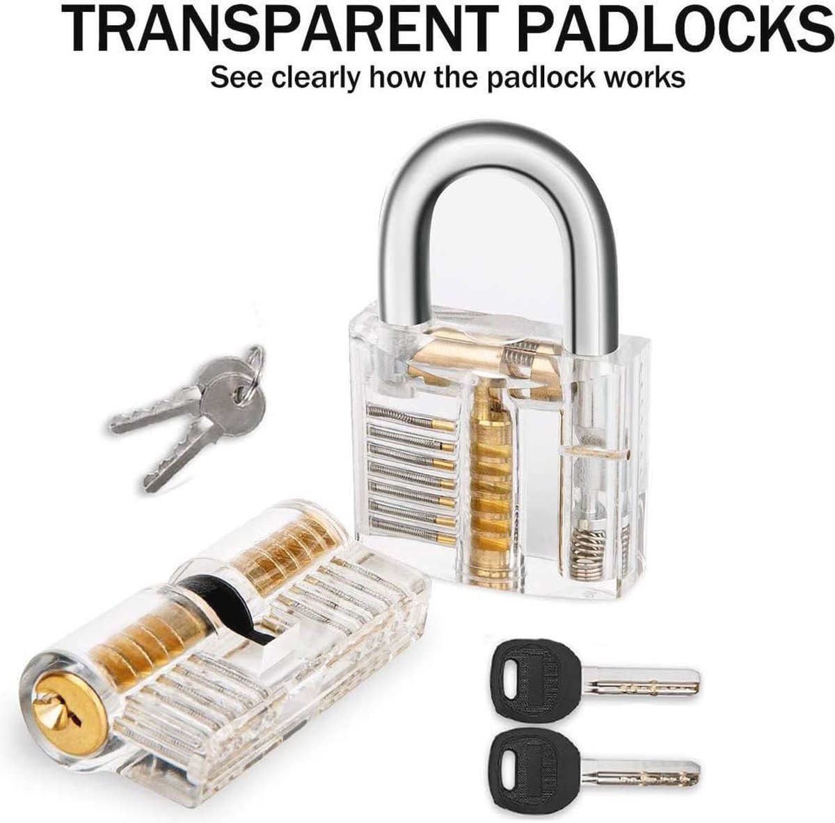 Lock Picking Set - 17 Stuks Slotenmaker Gereedschap voor Beginners en Professionals — cadeau in Hobby - foto 7