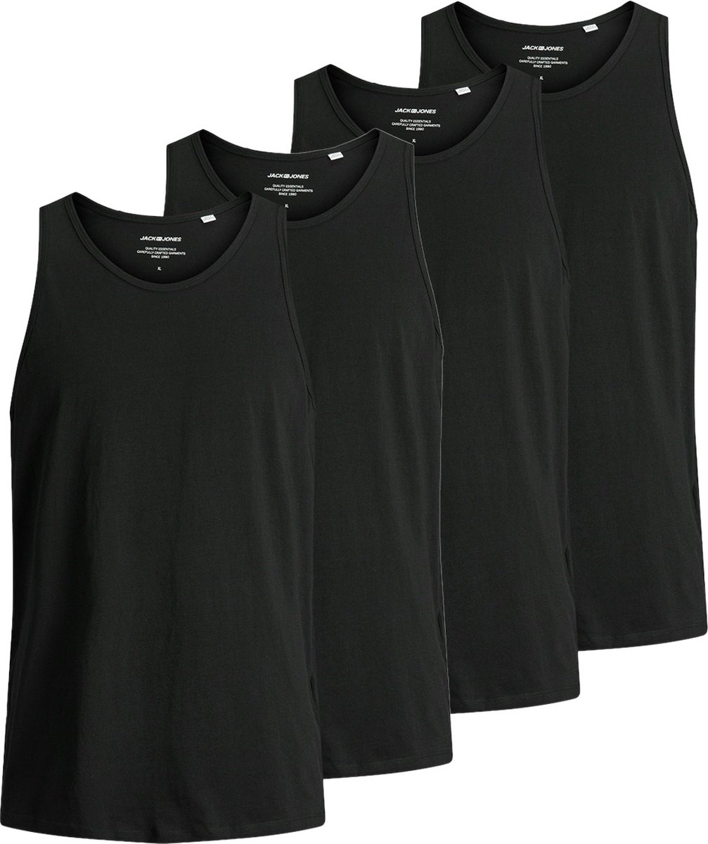 Jack & Jones Heren onderhemd 4 pack Jacbasic