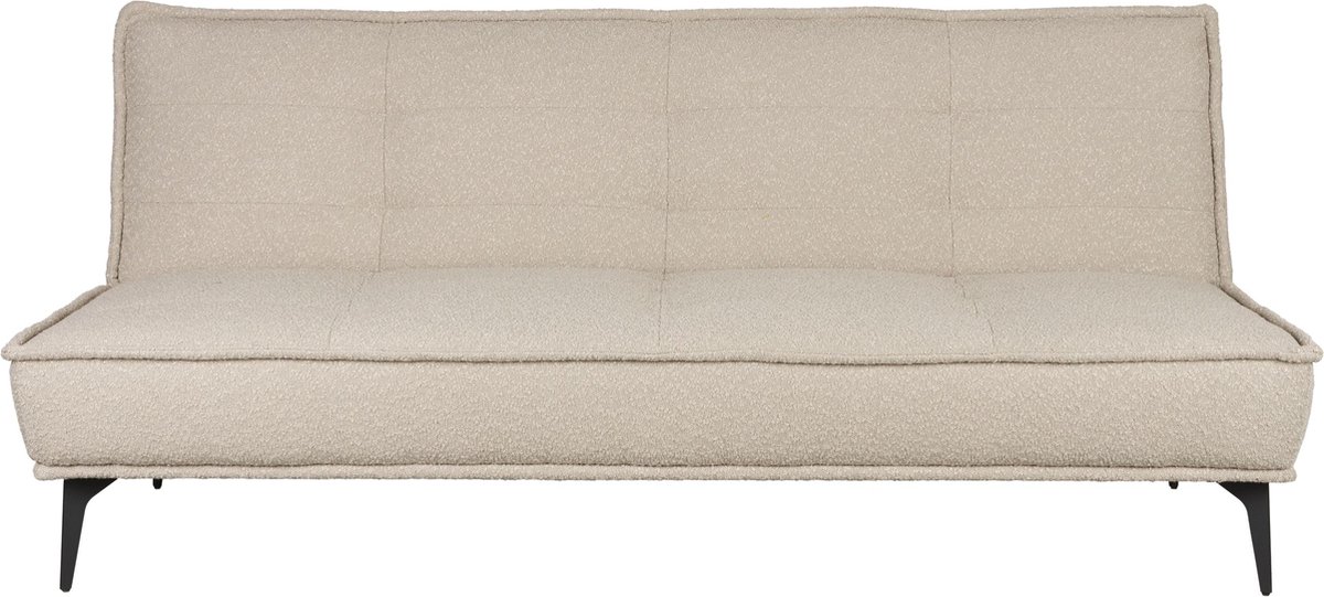 Housecraft Living Cielke Slaapbank 2 persoons/ Logeerbed/ Bedbank Grijs Beige
