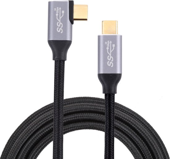 USB-C naar USB-C kabel haakse hoek ...
