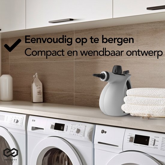 STEAM-IT Pro 14-1 Stoomreiniger én Handstomer - Voor Alles Geschikt - Stalen Boiler