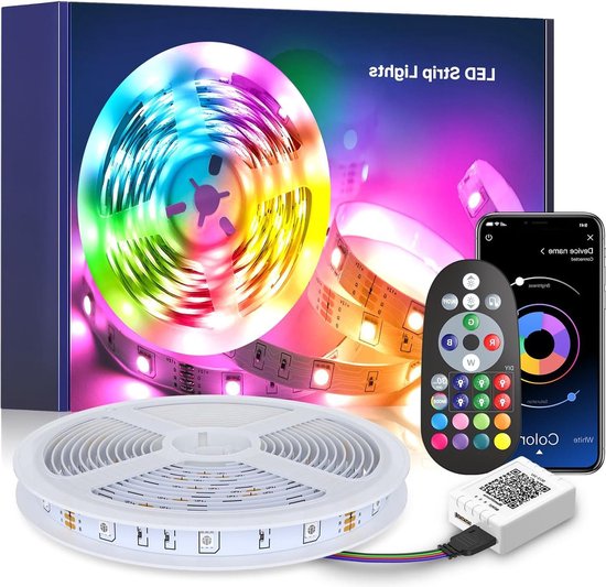 Slimme Lamp E27 RGB LED, Van Kleur Veranderende Lamp Met