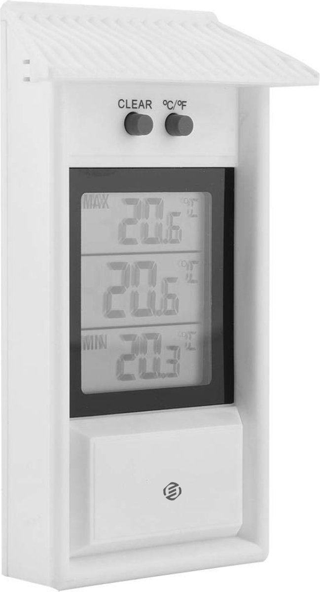 Equivera Huisthermometer - Kamerthermometer - Binnenshuis - Digitale Thermometer - Hygrometer