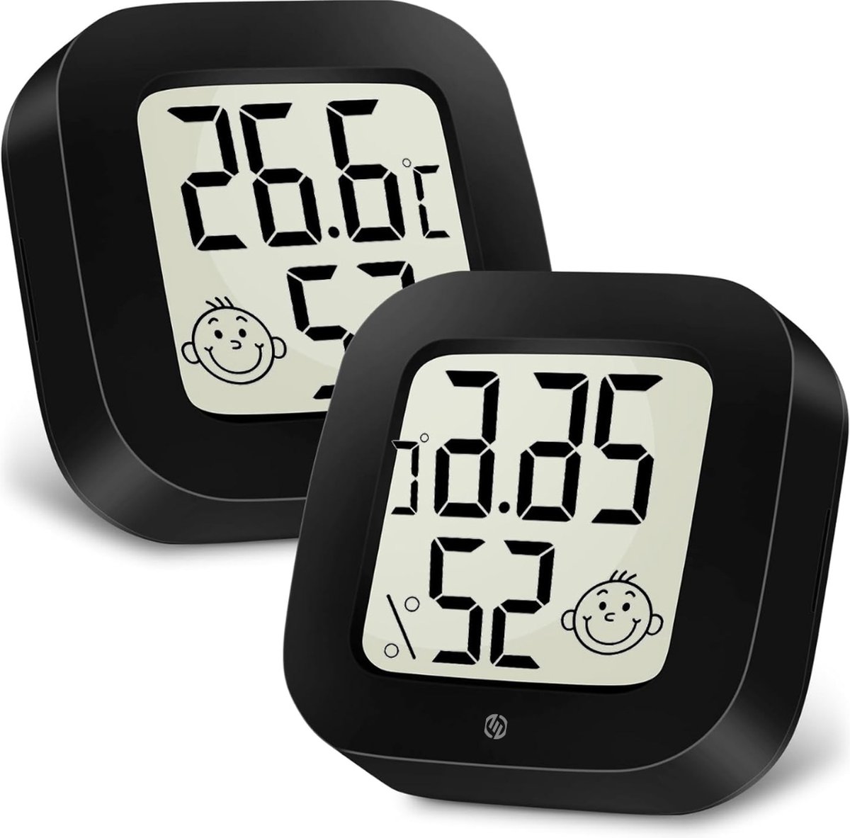 Equivera Huisthermometer - Kamerthermometer - Binnenshuis - Digitale Thermometer - Hygrometer
