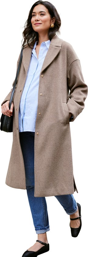 ENVIE DE FRAISE Manteau en drap de laine évolutif et portage grossesse