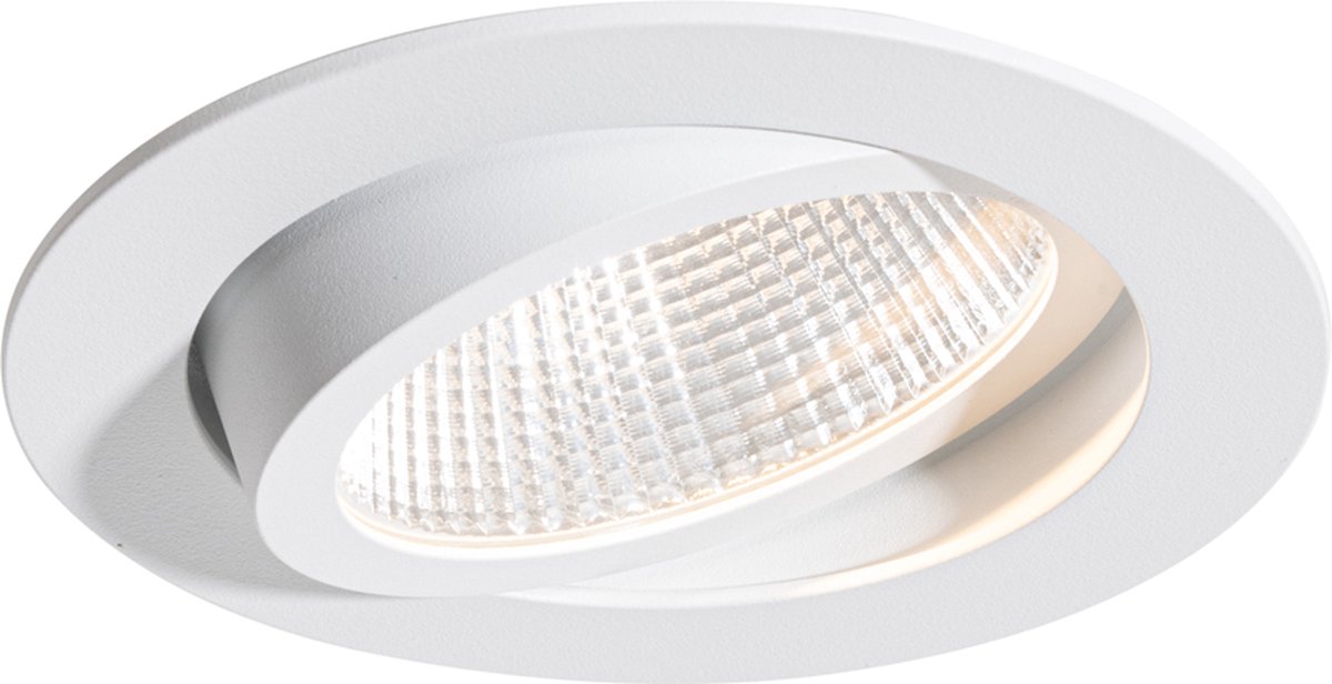 QAZQA Professional gaius - Moderne LED Inbouwspot voor badkamer - 1 lichts - Ø 10.7 cm - Wit -