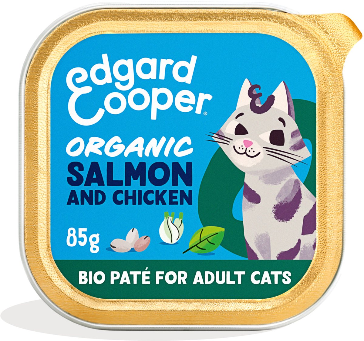 Edgard & Cooper Paté Organisch - Kattenvoer - Zalm - 85 gram