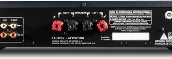 NAD C316 v2 Geïntegreerde versterker