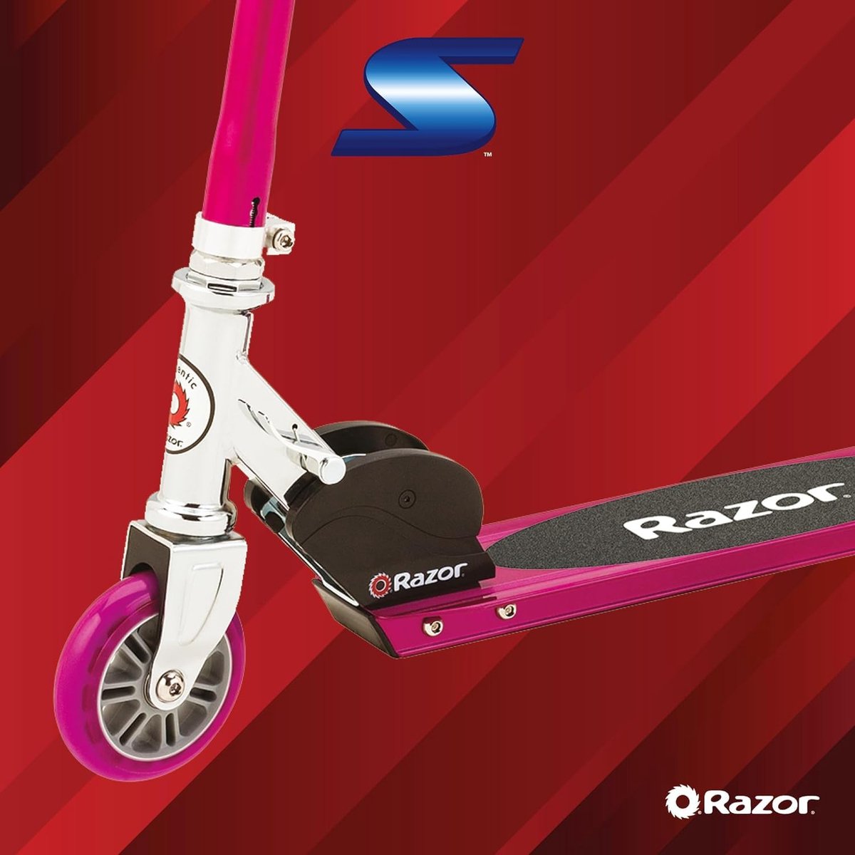 Razor S Sport - Step - Roze - Opvouwbaar - Kleine Wielen 98 mm - Voor Kinderen - Tot 100 kg - Vanaf 6 jaar — afbeelding 9