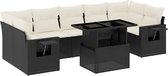 vidaXL-8-delige-Loungeset-met-kussens-poly-rattan-zwart