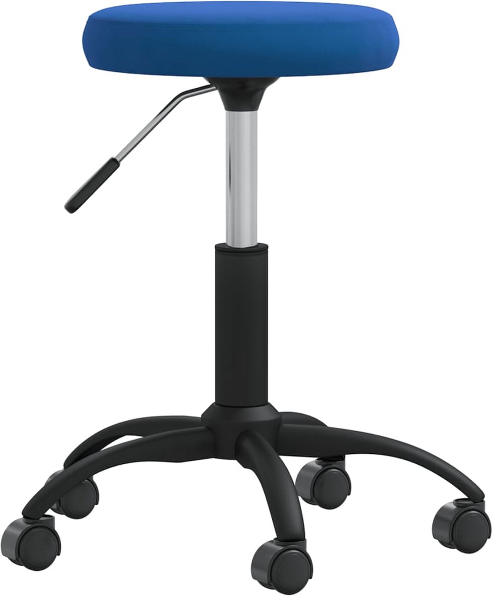 Goedkoopste vidaXL - Massagekruk - fluweel - blauw