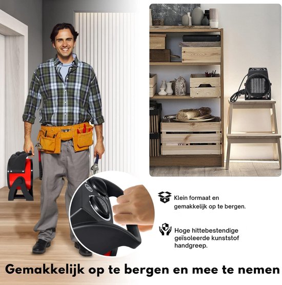 Handson werkplaatskachel 3000W kopen? Elektrische kachels