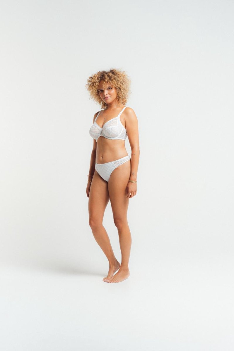 Louisa Bracq Paco Beugel Bh 48501 485 BLANC - maat EU 85C / FR Wit