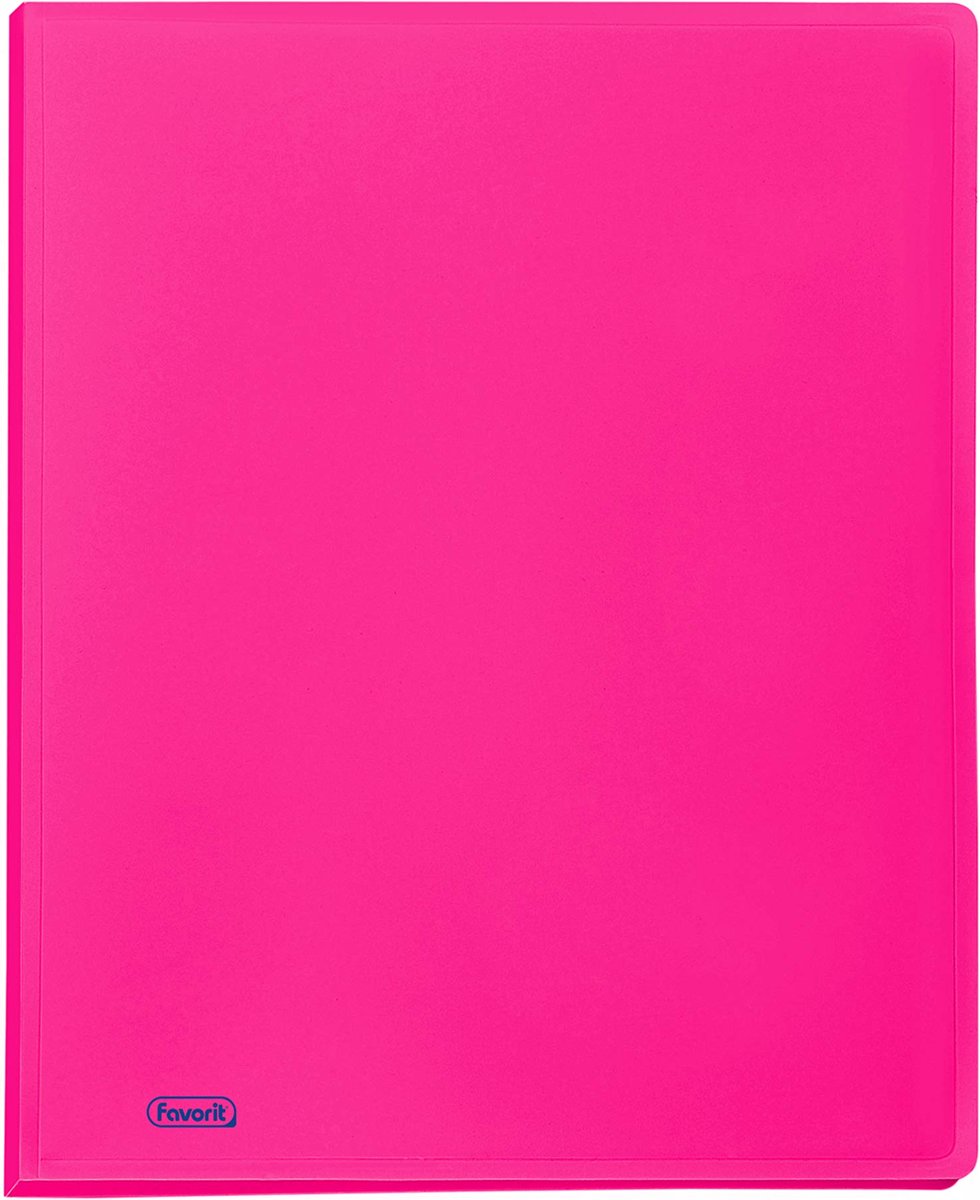 Favorit 400102293, Presentatiemap, A4, Polypropyleen (PP), Fuchsia, Portret, 40 vakken