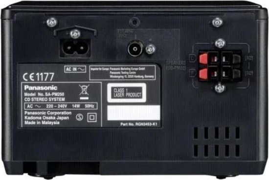 Panasonic Sc Pm250eg S Micro Hifi System Silber Panasonic SC-PM250EG-S Micro Stereosysteem Zilver/Zwart | bol